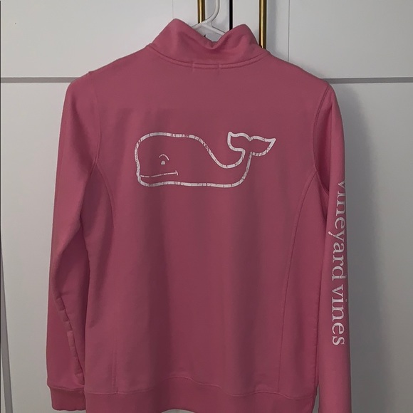 Pink Vineyard Vines 1/4 zip. Size XS - Picture 3 of 4